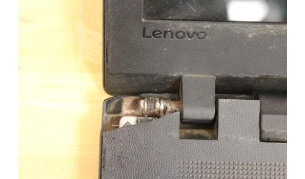 laptop LENOVO, Intel Core i3, zonder lader, paswoord niet gekend, werking niet gekend, beschadigd